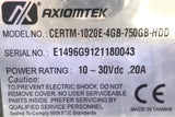 Cognex Axiomtek 820-9153-1R Controller Unit Rev A CERTM-1020E-4GB-750GB-HDD
