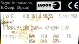 Fagor VID.INT.U.50/55 Power Supply 100-240VAC 47-63Hz 1.2A