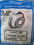 Valu Guide LG-C-16 Closed Cover & O Ring Set