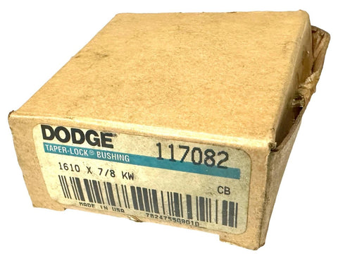 Dodge 117082 Taper-Lock Bushing 1610 x 7/8" KW
