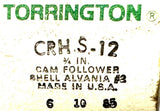 Torrington CRHS-12 Cam Follower 1/4"