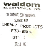 Cherry Waldom E33-85HX Microswitch 97211 HS (Lot of 4)