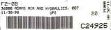 3600 Adams Air and Hydraulics F2-0B Valve Repair Kit F2-08 C24925 007 (Lot of 4)