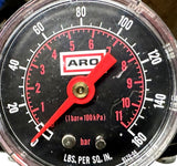 ARO 27347-000 Pneumatic Air Regulator W/ Gauge 0-160psi 9129-04