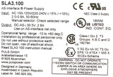 PULS SLA3.100 AS-Interface Power Supply 115-230VAC 0.9-2A 50-60Hz 30.5VDC 2.8A