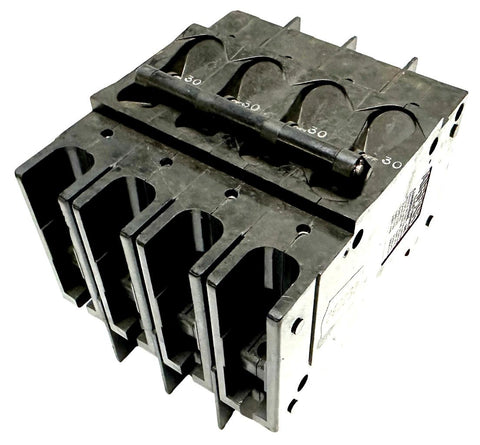 Airpax 219-4-1-62-3-9-30 Circuit Breaker 30A 4P 120-240V Max 50-60Hz 37.5A Trip