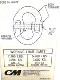CM Hammerlok 664241 Coupling Link 10mm 3/8" 5700-7100lbs 2500-3200kg
