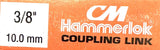 CM Hammerlok 664241 Coupling Link 10mm 3/8" 5700-7100lbs 2500-3200kg