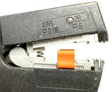 AMP Wire Stripper and Cutter Hand Tool AWG 0.08 10-28 6