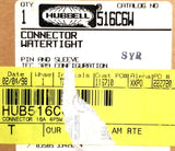 Hubbell Hubbell 516C6W Connector Sleeve Twist Lock 16A 6H 220/380V Watertight
