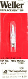 Weller PTC8 Replacement Solder Tip Fits Model TC201 and TCP1 (Lot of 3)