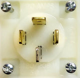 Hubbell HBL7251C Straight Blade Angle Plug 4P 20A 120-208V 3Ph Y (Lot of 3)