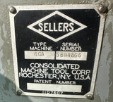 Sellers 6GA Drill Bit Sharpener Grinder 5/16" x 3" 2 HP 220/440V