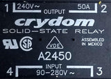 Crydom A2450 Solid State Relay Out 50A 240V In 20-280V