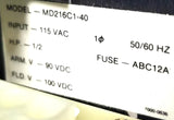 Fenner MD216C1-40 Power Supply 7300-0581 REV E 115VAC 1/2hp 50-60Hz