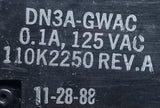 Cherry DN3A-GWAC Micro Switch 0.1A 125VAC Rev A 110K2250 (Lot of 10)