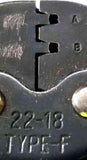 AMP 90123-2 Hand Crimping Tool Type F 22-18