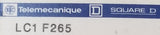 Telemecanique Square D LC1F265S121 Contactor 600VAC Max 285A Cont. Current 3PH