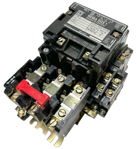 Square D 8536 SC0 3 Starter Form S Series A 200-575VAC 7.5-10HP Max NEMA Size 1