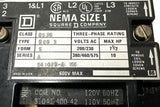 Square D 8536 SC0 3 Starter Form S Series A 200-575VAC 7.5-10HP Max NEMA Size 1