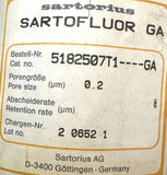 Sartorius 5182507T1 GA Filter Cartridge 0.2um Pore Size Sartofluor GA
