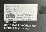 Trek 610C Cor-A-Trol Amplifier Controller Rear Panel Replacement