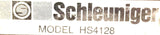 Schleuniger HS4128 Hot Stamp Machine 115-230VAC Fuse 3.15A/T 50-60Hz 300VA