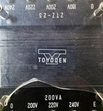 Toyoden 2TZ-2S Transformer G1-9831 200VA 240V 2A