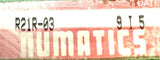 Numatics R21R-03 Pneumatic Regulator 120°F T Max 300psig Max