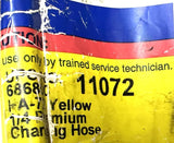 Yellow Jacket Ritchie 11072 Refrigeration Charging Hose 1/4" Yellow I-A-72