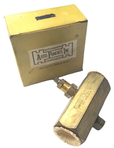 Pneu-Trol Auto-Ponents FM10-30 B Flow Valve FM1030B 1/2"