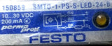 Festo SMTO-1-PS-S-LED-24-B Inductive Proximity Switch 150859 10-30VDC 200mA
