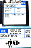 MAC 55B-12-PI-501JB Solenoid Valve VAC to 150psi W/ PID-501JB Coil 24VDC 6W