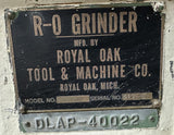 Royal Oak R-O Universal Form Relieving Grinder w/ Collets R-0