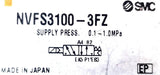 SMC NVFS3100-3FZ Pneumatic Solenoid Valve W/ Base 0.1-1.0MPa
