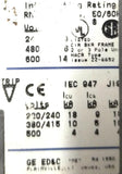 GE Spectra RMS SEDA36AT0030 Circuit Breaker 600VAC Max 50-60Hz 30A