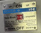 Gould Panelboard 480V 3 Phase 3 Pole 600V w/ (19) Vacu-Break Clampmatic Switches