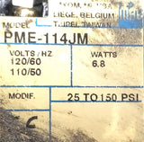 MAC 811C-PM-114JM-152 Solenoid Valve W/ PME-114JM