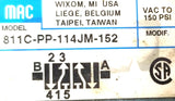 MAC 811C-PP-114JM-152 Solenoid Valve W/ PPE-114JM W/ Pneumatic Regulator