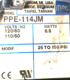 MAC 811C-PP-114JM-152 Solenoid Valve W/ PPE-114JM W/ Pneumatic Regulator