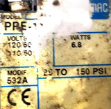 MAC 811C-PP-114JM-172 Solenoid Valve W/ Additional Valve W/ Pneumatic Regulator
