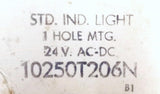 Cutler-Hammer 10250T206N Standard Indicating Light 1 Hole MTG. 24V AC/DC