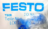 Festo LCK-1/4-PK-4 Quick Connect Elbow 4471 1/4"NPT - Pack of (10)