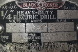 Black & Decker 32 Heavy Duty Electric Drill 1/4" 2000rpm