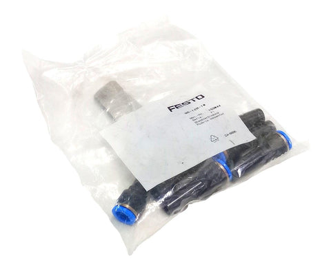 Festo QS-12H-10 Straight Push-In Reducer Connector 10mm OD 153044 - Pack of (7)