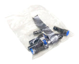 Festo QS-12H-10 Straight Push-In Reducer Connector 10mm OD 153044 - Pack of (7)