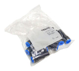 Festo QS-12H-10 Straight Push-In Reducer Connector 10mm OD 153044 - Pack of (10)