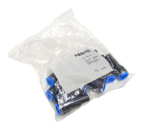 Festo QS-12H-10 Straight Push-In Reducer Connector 10mm OD 153044 - Pack of (10)