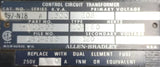 Allen-Bradley 1497-N18 Ser. A Control Circuit Transformer .500KVA 120V/208V 60HZ