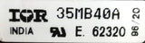 Vishay IOR 35MB40A 4-Pin Single Phase Power Bridge Rectifier